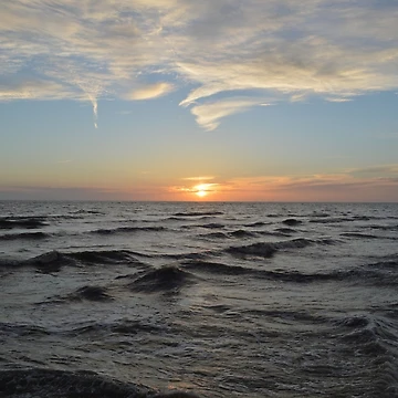 Artwork thumbnail, Sunset seaside by John Stoves