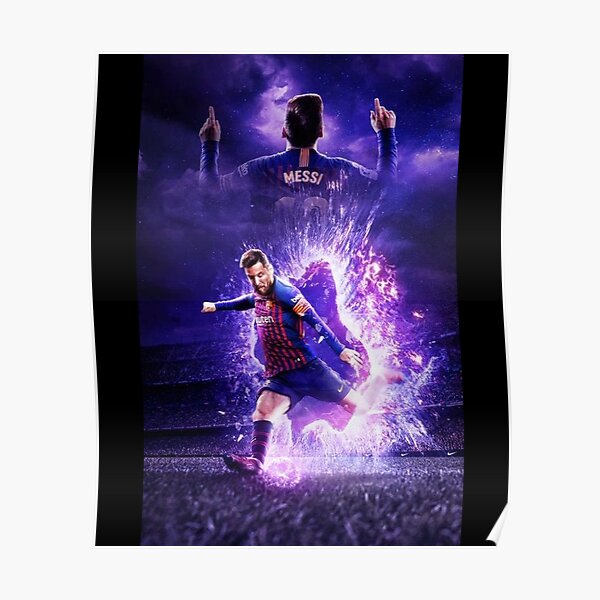 Lionel Messi Arte Diseño Dibujar Arte Callejero Imagen Foto Póster