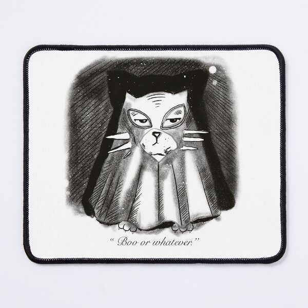 Item preview, Baddy cute cat ghost unbothered designed and sold by PersontwoArt.