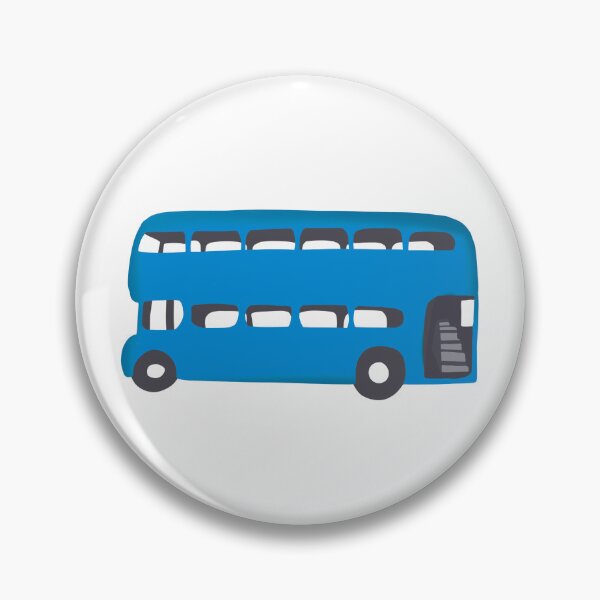 Item preview, Blue bus pattern | Double Decker Bus | Bus lover designed and sold by Lindsay Marie Patterns.