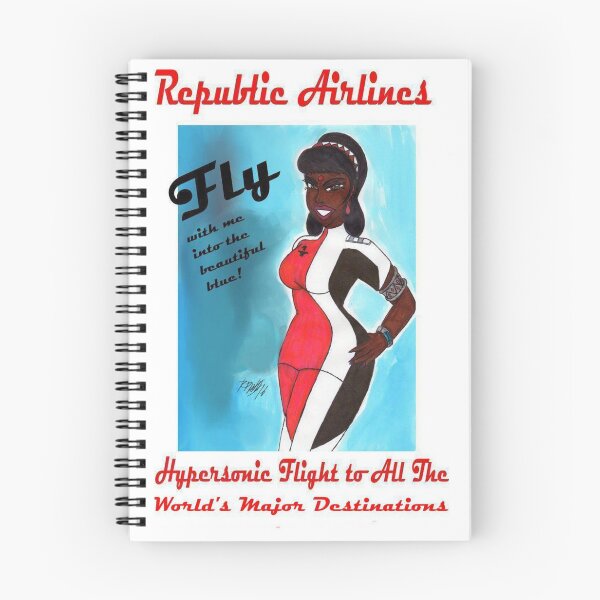 Item preview, Miriyum of Republic Airlines designed and sold by Ronald Woods.