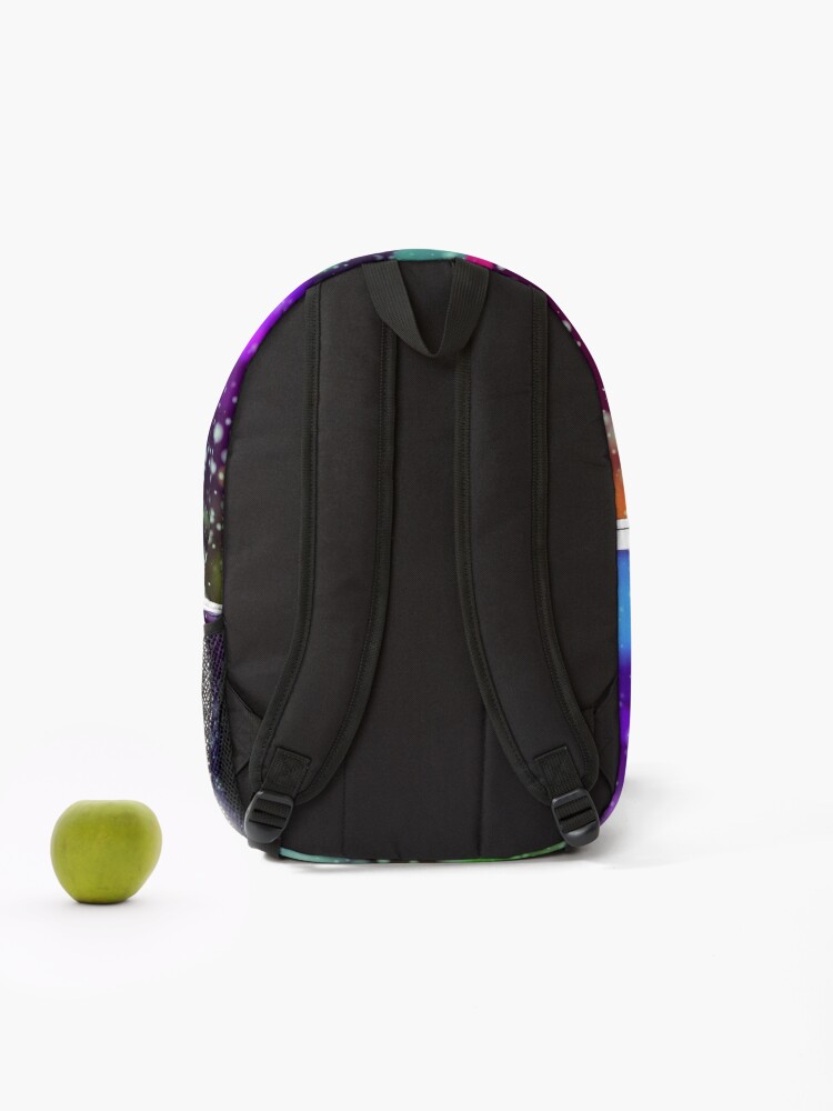 Thumbnail 2 of 3, Backpack, Color Marbles designed and sold by CoolDesign2000.