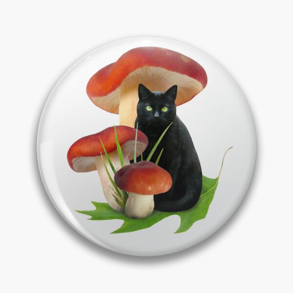 Item preview, Red Mushroom Cat designed and sold by catsclips.