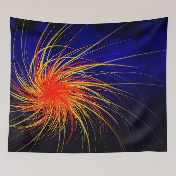 Item preview, Blue Fire Spiral designed and sold by SirkDesignsLtd.
