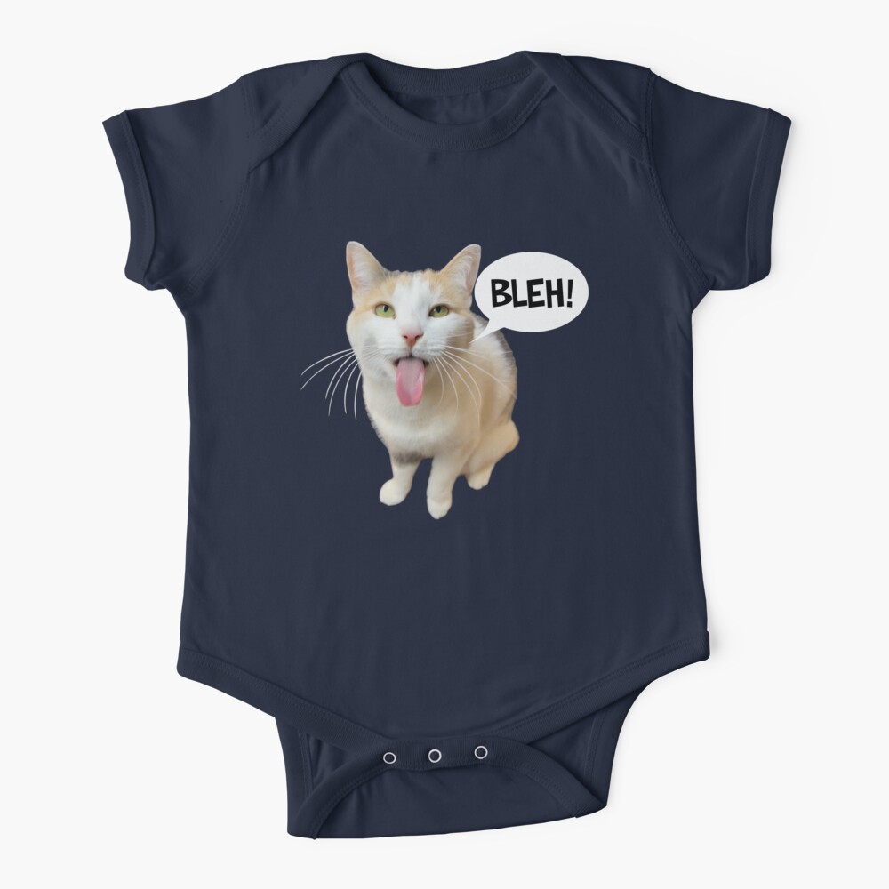 Bleh P Cat Meme (Not Doing That Cat) Kids T-Shirt for Sale by fomodesigns