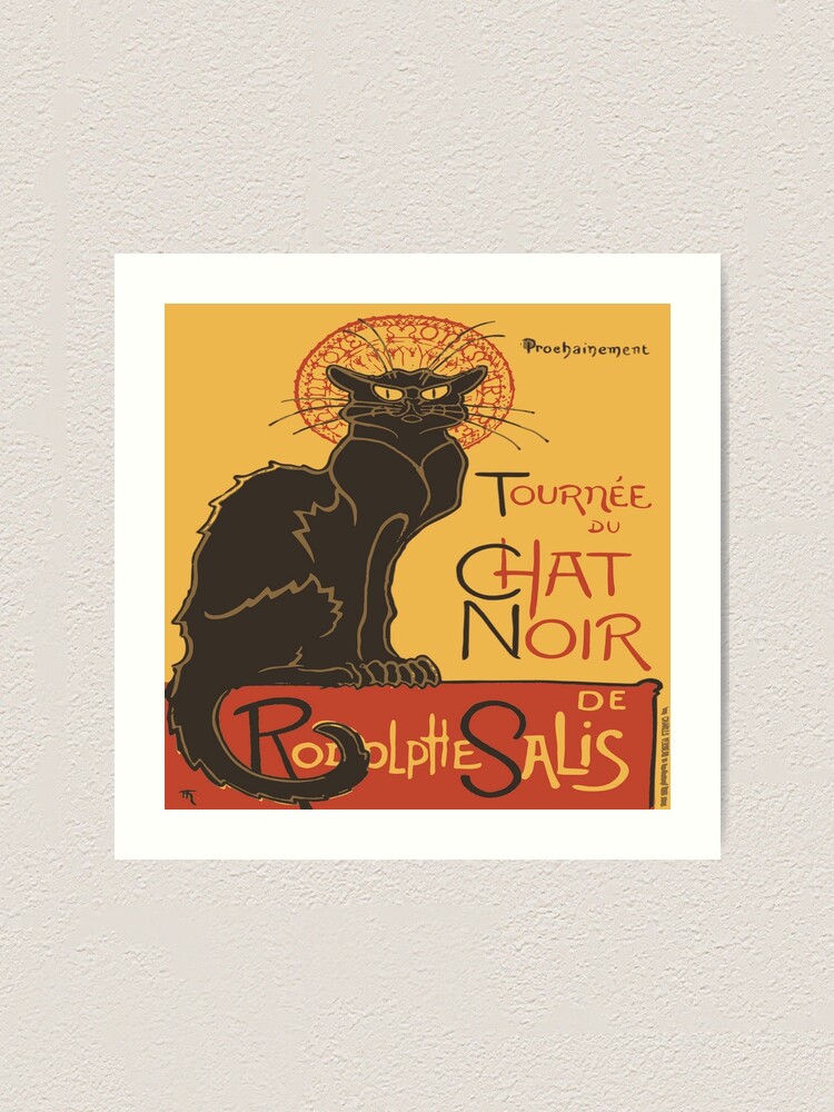 Tournee du Chat Noir De Rodolphe Salis Vector