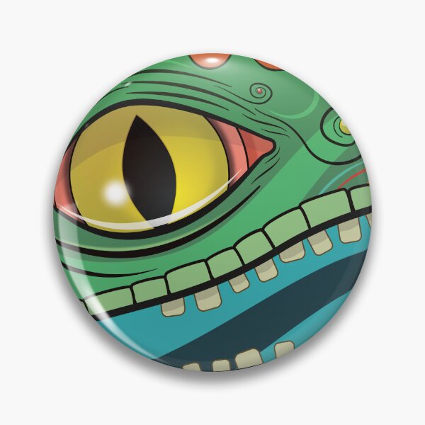 Item preview, Colourful lizard - Fantasy stylised reptile designed and sold by CalMaArt.