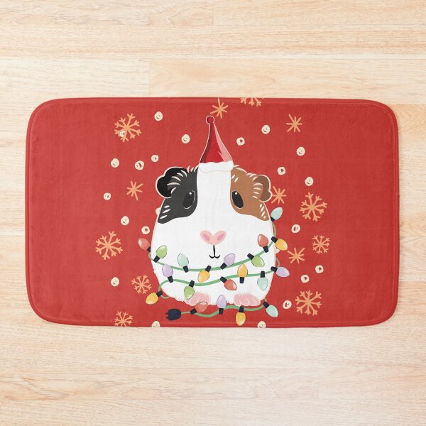 Item preview, Christmas Guinea Pig - Tricolor 1 designed and sold by Lulupainting.