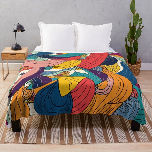 Item preview, Colourful Waves Floating Around designed and sold by ea-photos.