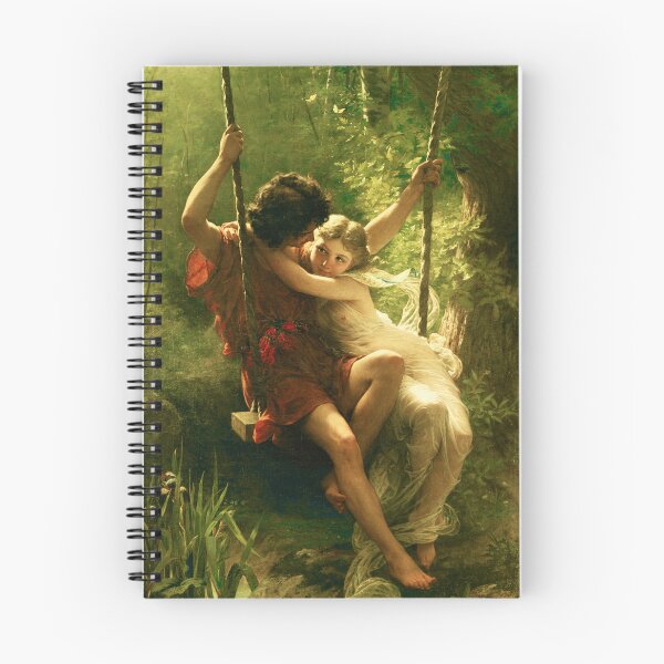 Item preview, Springtime by Pierre-Auguste Cot -- Enhanced vintage painting designed and sold by MagicStrawberry.
