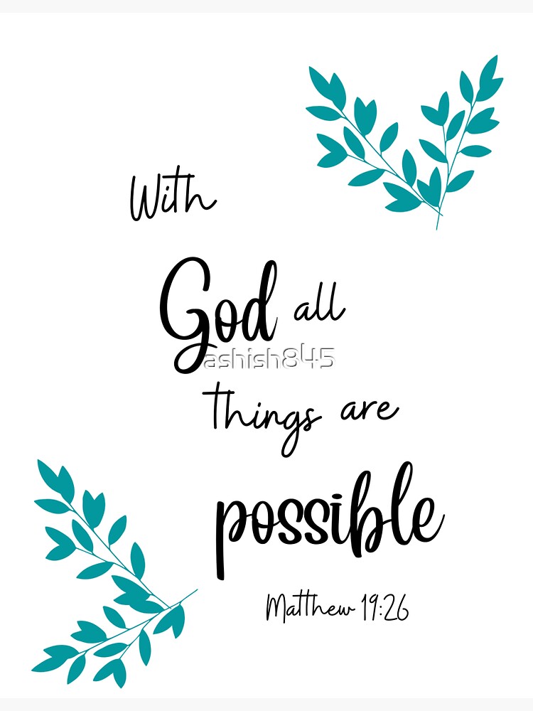 "Inspirational Quotes Wall Decor Bible Verse Wall Art Religious