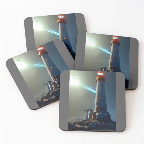 Item preview, Alien lighthouse landscape #1 designed and sold by Mitrodoros.