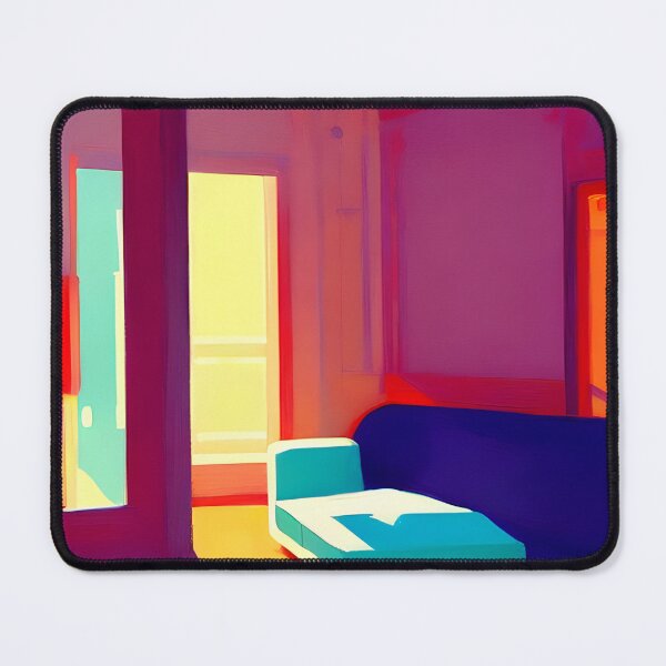 Item preview, Sunset in the Mediterranean Flat - Colorful Flat Art designed and sold by nelloryn.