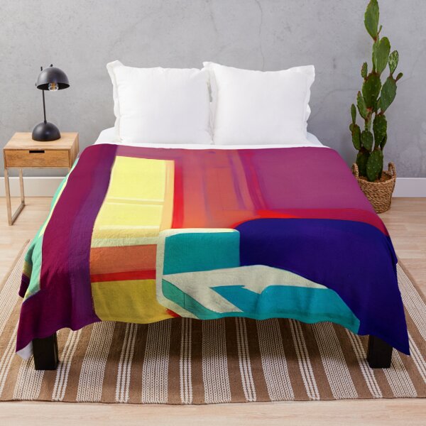 Item preview, Sunset in the Mediterranean Flat - Colorful Flat Art designed and sold by nelloryn.