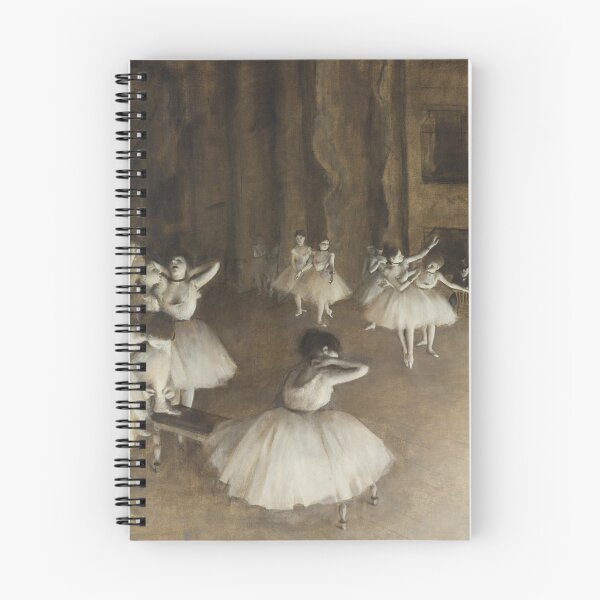 Item preview, Ballet Rehearsal on Stage by Edgar Degas designed and sold by classicartcache.