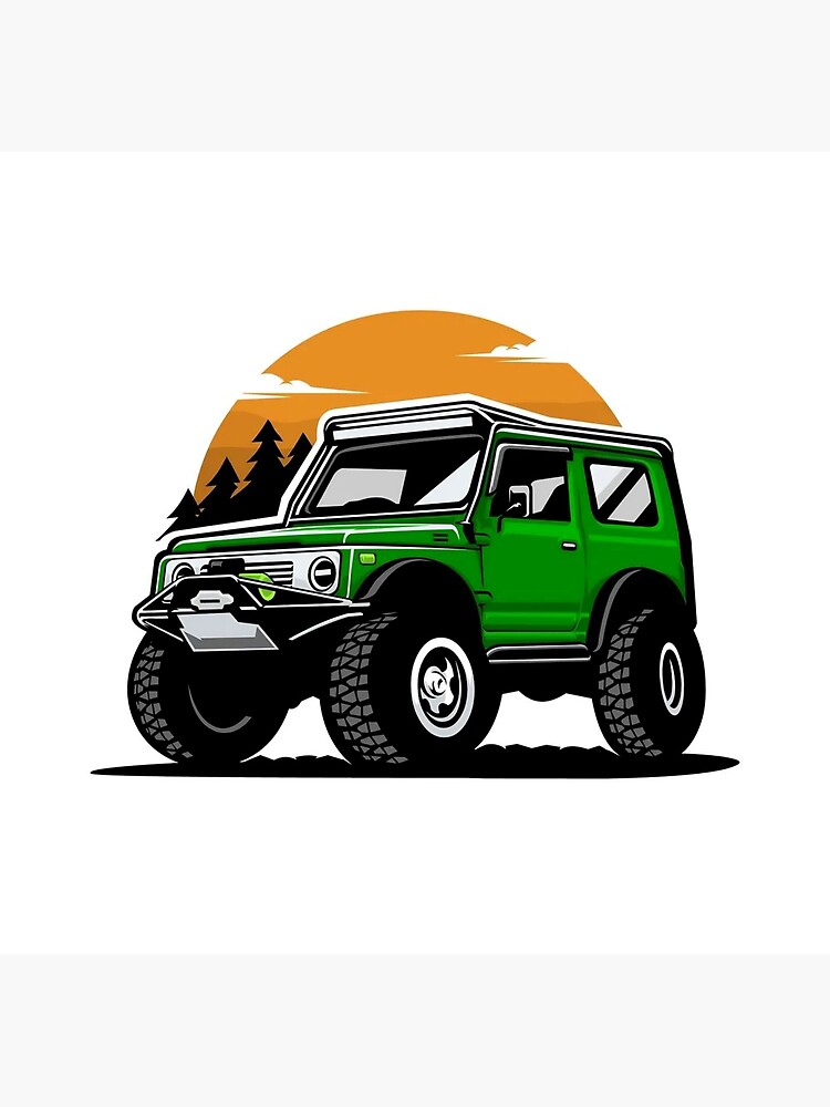 "JEEP OVERLAND OFF ROAD MASTER" Sticker for Sale by Vehiclestore Redbubble