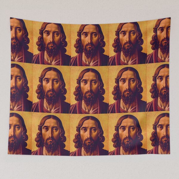 Item preview, Jesus Christ #1 Oil Paint style digital Art designed and sold by channar.