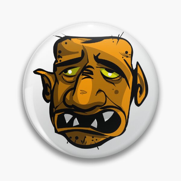 Item preview, Goblin head small designed and sold by Gulumash.