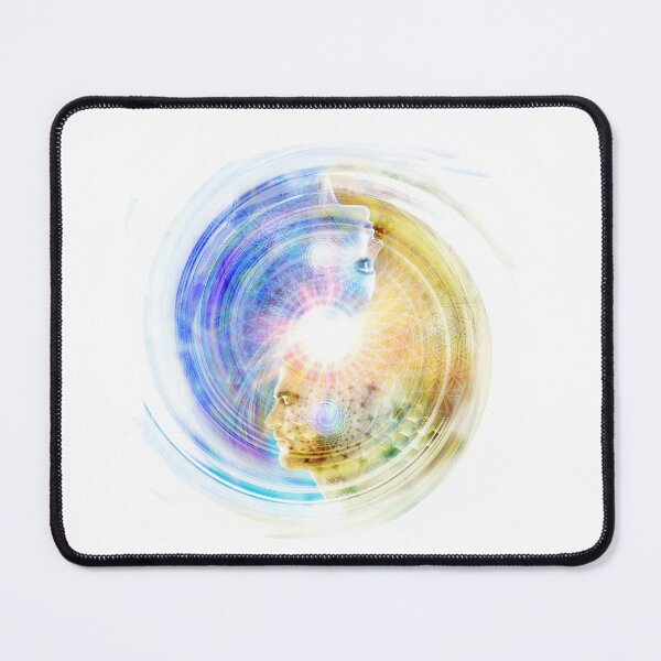Item preview, Ying and Yang Masculine Feminine mandala designed and sold by MisprintArt.
