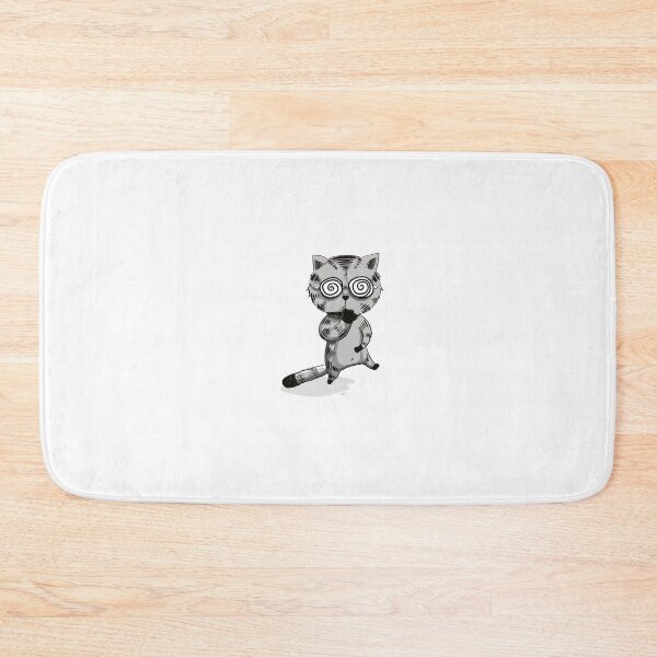 Item preview, Cute funny cat whoopsie wearing swirly glasses designed and sold by PersontwoArt.
