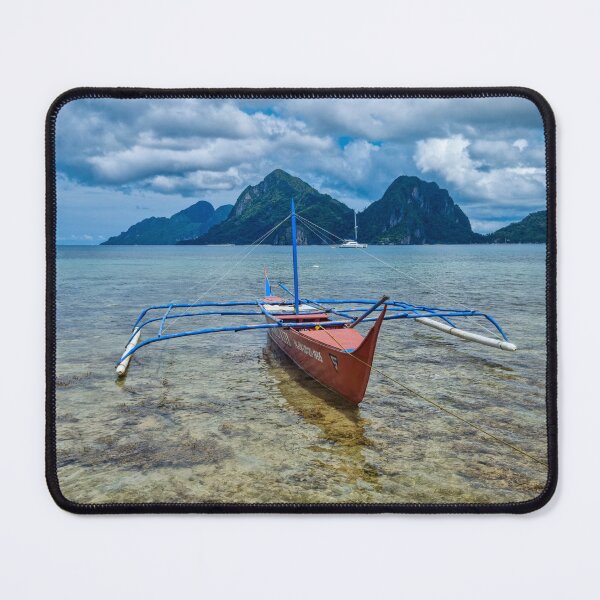 Item preview, Bangka Boat, Marimegmeg Beach, El Nido, Palawan, Philippines designed and sold by Ross.A.Campbell.