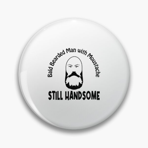 Item preview, Bald bearded man designed and sold by al21ex.