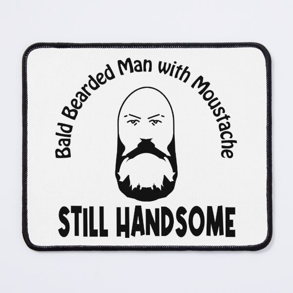 Item preview, Bald bearded man designed and sold by al21ex.