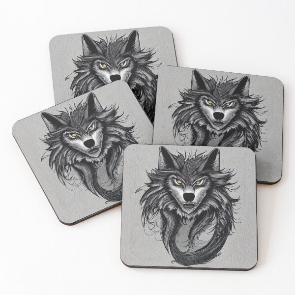 Item preview, Killer Alpha Wolf Illustration designed and sold by SubtleSplit.