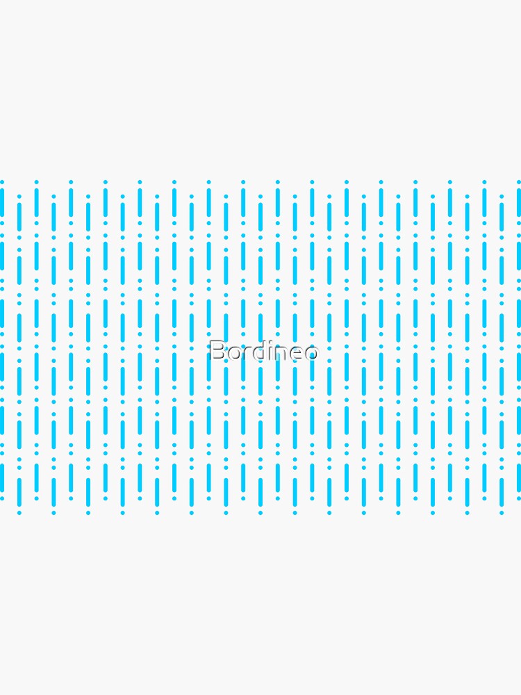 Rain In Morse Code Sticker For Sale By Bordineo Redbubble
