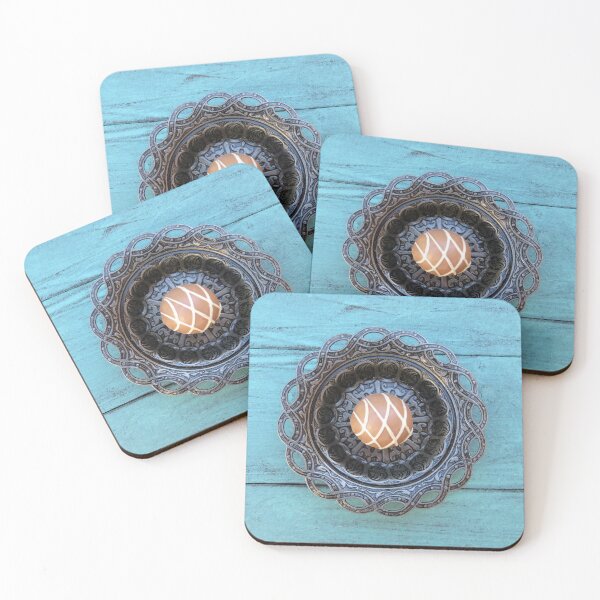 Item preview, Caramel Chocolate Truffle on Teal designed and sold by Elisabeth Lucas.