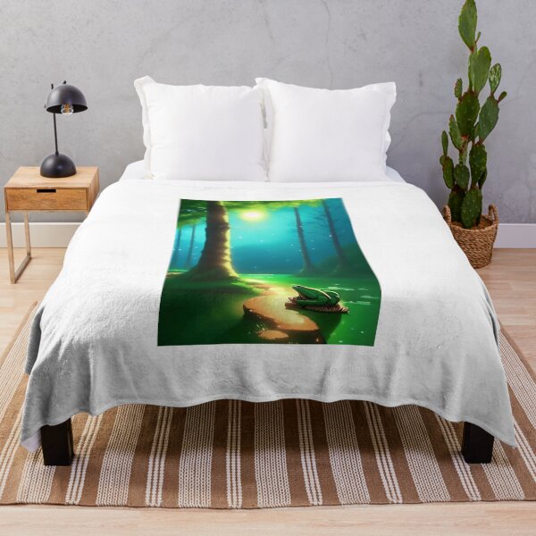 Item preview, Frog at night painting designed and sold by omar-alsayed52.
