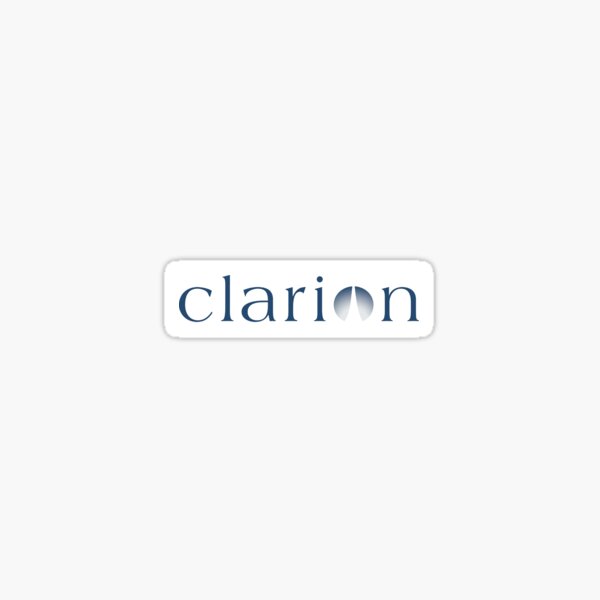 Clarion extended logo Sticker