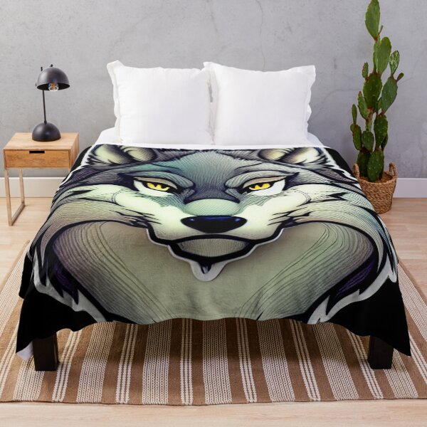 Item preview, wild wolf design designed and sold by ECuteDesigns.