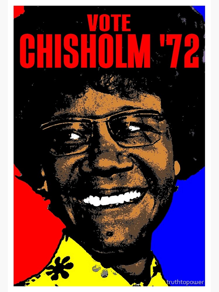 Disover VOTE CHISHOLM '72 Premium Matte Vertical Poster