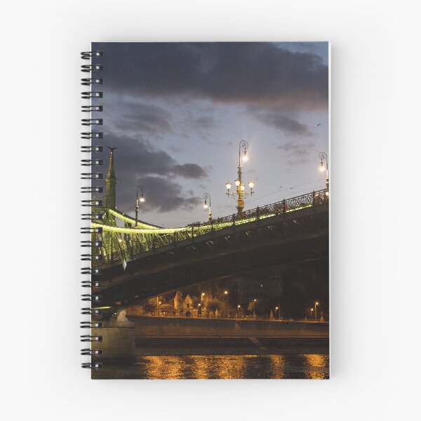 Item preview, Liberty Bridge at Night designed and sold by Marylou Badeaux.