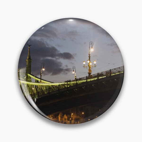 Item preview, Liberty Bridge at Night designed and sold by Marylou Badeaux.