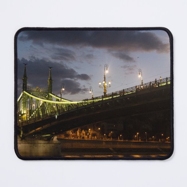 Item preview, Liberty Bridge at Night designed and sold by Marylou Badeaux.