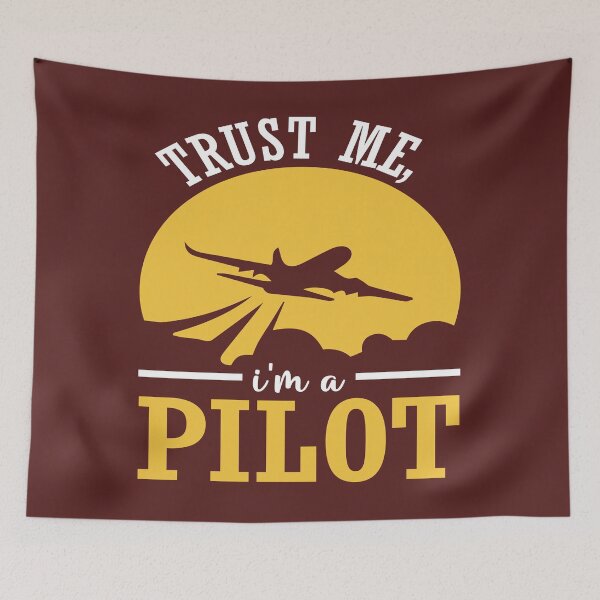 Item preview, Trust Me, I'm A Pilot designed and sold by AJB ⭐⭐⭐⭐⭐✔️.