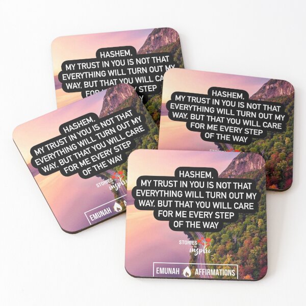 Item preview, Hashem my trust in you is not that everything will turn out my way. But that you will care for me every step of the way designed and sold by Stories To Inspire - Motivational Jewish Quotes.