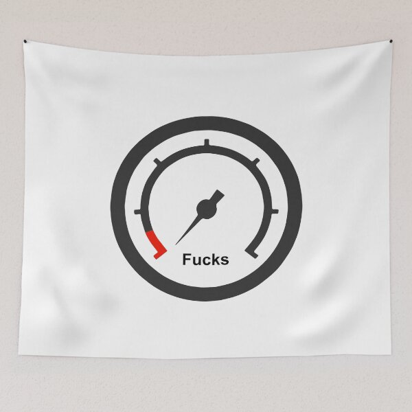 Item preview, Zero Fucks Given Gauge designed and sold by Joe-okes.