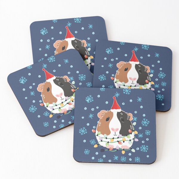 Item preview, Christmas Guinea Pig - Tricolor 3 designed and sold by Lulupainting.