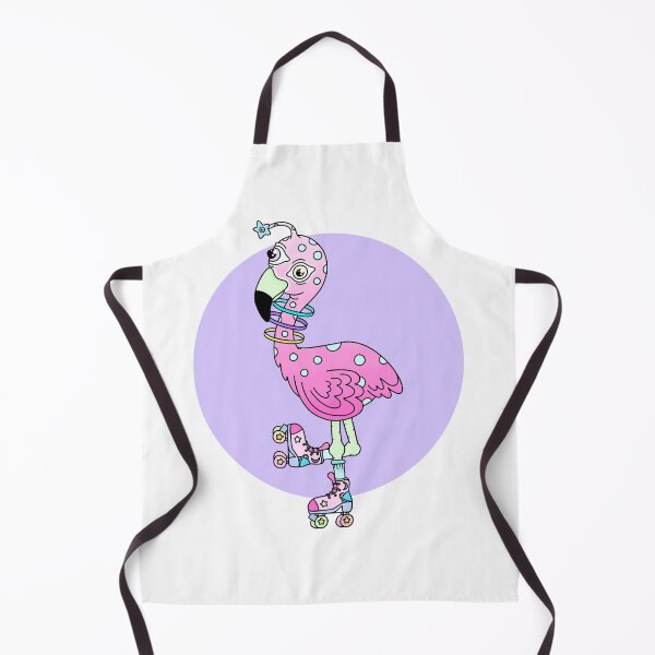 Item preview, Roller Skating Flamingo designed and sold by kirstykartoons.