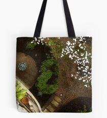 Painted Courtyard Tote Bag
