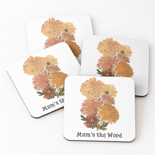 Item preview, Mum's the Word Botanical Art Chrysanthemum Bunch designed and sold by MochaMeli.