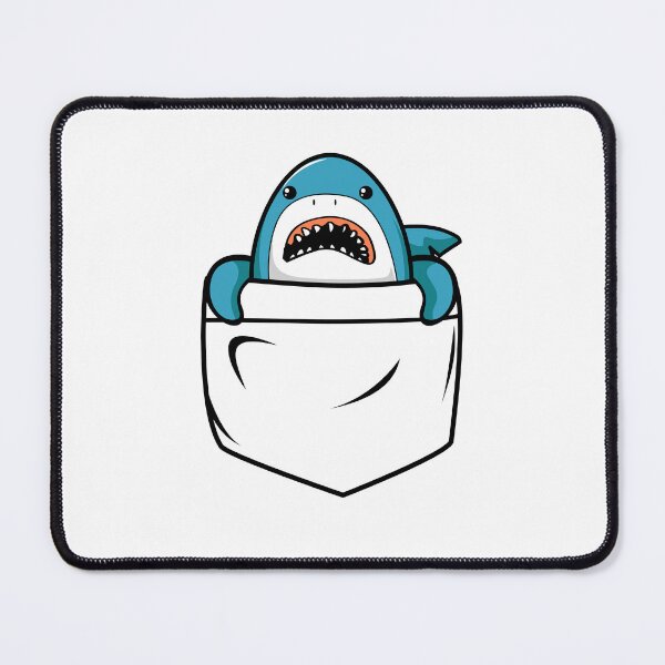 Item preview, Cute Pocket Aggressive Shark designed and sold by mkzmerch.