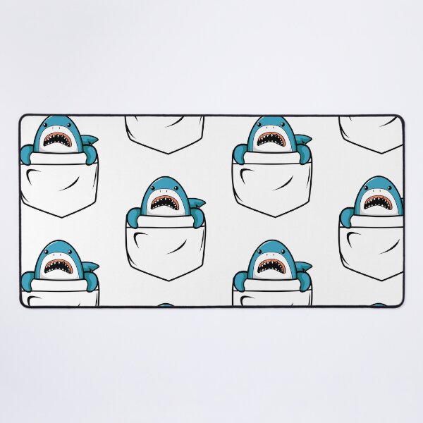 Item preview, Cute Pocket Aggressive Shark designed and sold by mkzmerch.