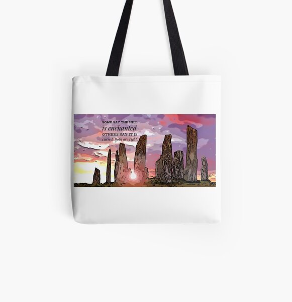Craigh Na Dun Quote - Outlander. All Over Print Tote Bag