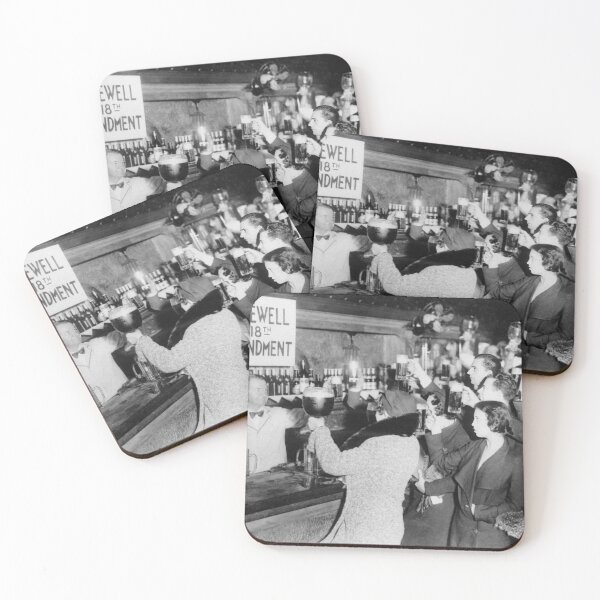 Item preview, Prohibition, Black and White, Vintage Art designed and sold by modernretro.