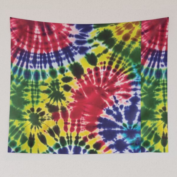 Item preview, Cool Vintage 1960s 1970s Tie Dye Pattern Nostalgic  designed and sold by ittybittyowl.
