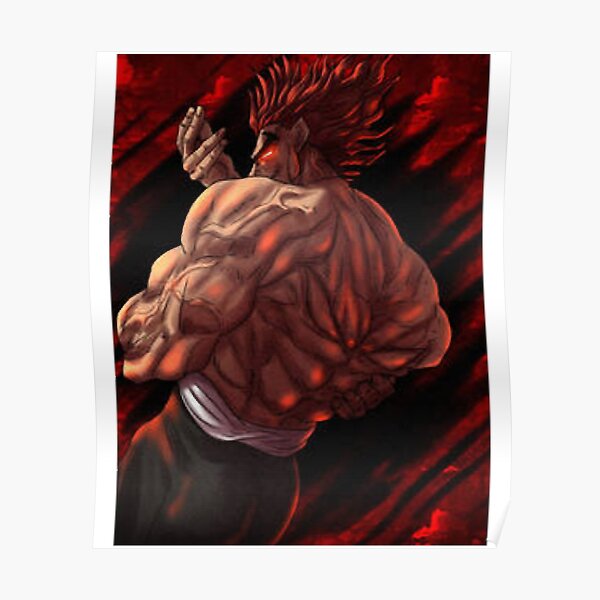 Baki Hanma Pose Poster For Sale By Umbozuwear Redbubble